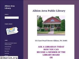 albionarealibrary.org