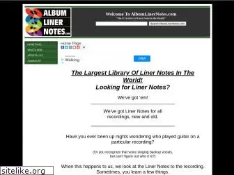 albumlinernotes.com