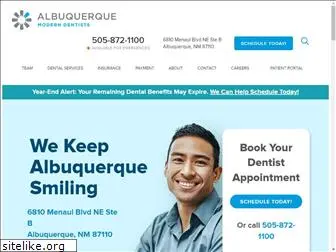 albuquerquemoderndentists.com