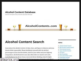 alcoholcontents.com