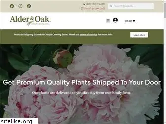 alderandoakplants.com