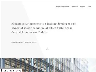 aldgatedevelopments.com