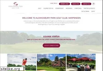 aldwickburyparkgolfclub.com