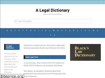 alegaldictionary.com