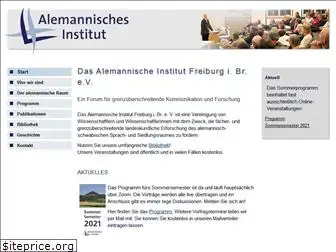 alemannisches-institut.de
