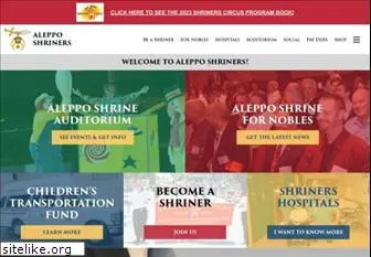 alepposhriners.com