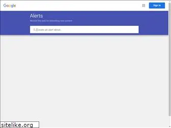 alerts.google.com