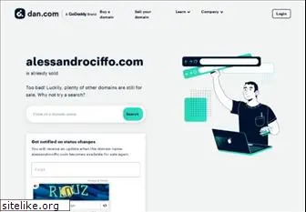 alessandrociffo.com