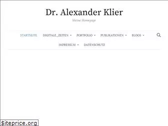 alexander-klier.net