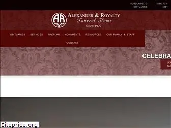 alexanderandroyalty.com