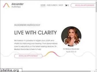 alexanderaudiology.com