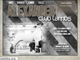 alexanderclublambs.com