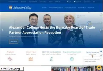 alexandercollege.ca