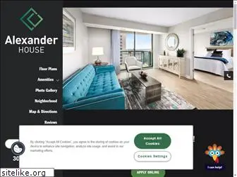 alexanderhouseapts.com