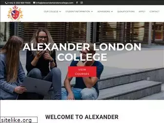 alexanderlondoncollege.com