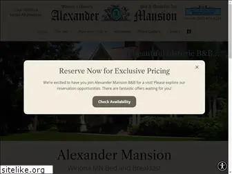 alexandermansionbb.com