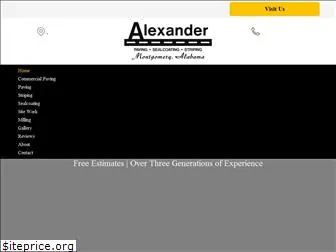 alexanderpaving.com