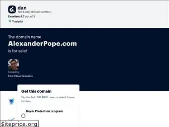 alexanderpope.com