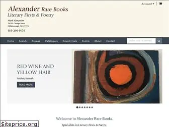 alexanderrarebooks.com