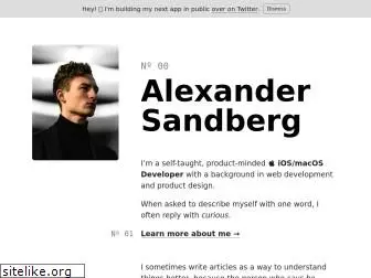 alexandersandberg.com