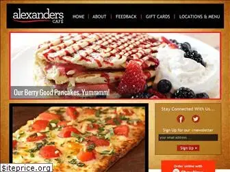 alexanderscafe.com