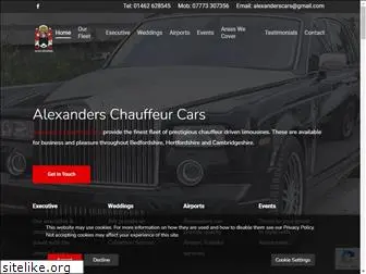 alexanderschauffeurcars.com