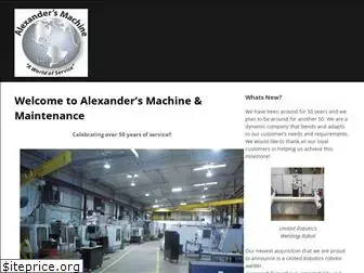alexandersmachine.com