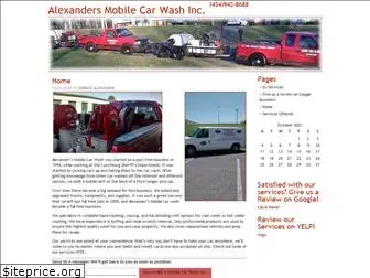 alexandersmobilecarwash.com