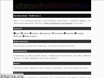 alexandredubreuil.com