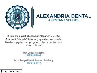 alexandriadentalassistantschool.com