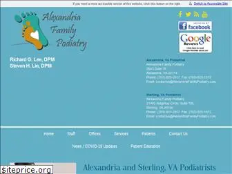 alexandriafamilypodiatry.com