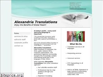 alexandriatranslations.com