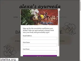 alexasayurveda.com