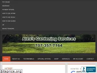 alexgardeningservices.com