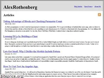 alexrothenberg.com