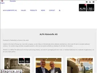alfa-klebstoffe.com