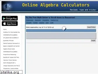 algebra-test.com