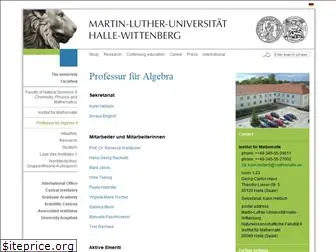 algebra.mathematik.uni-halle.de