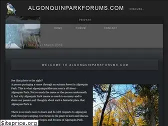 algonquinparkforums.com
