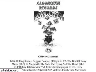 algonquinrecords.com