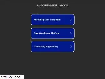 algorithmforum.com