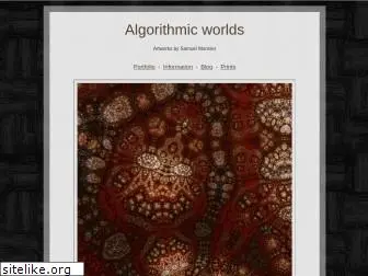 algorithmic-worlds.net