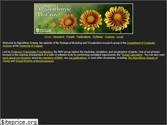 algorithmicbotany.org