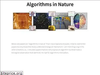 algorithmsinnature.org
