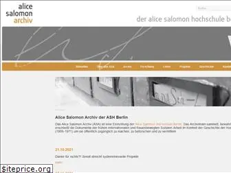 alice-salomon-archiv.de