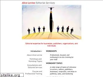 alicelevine-editorial.com