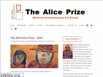 aliceprize.com