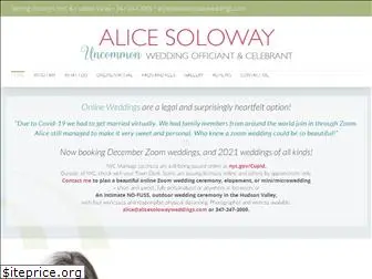 alicesolowayweddings.com