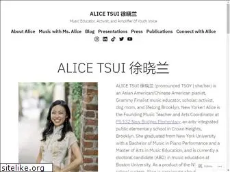 alicetsui.com