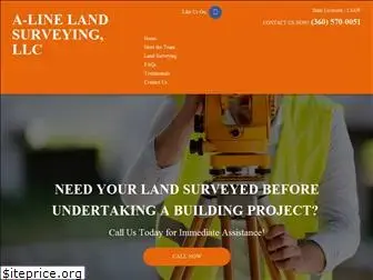 alinelandsurveying.com